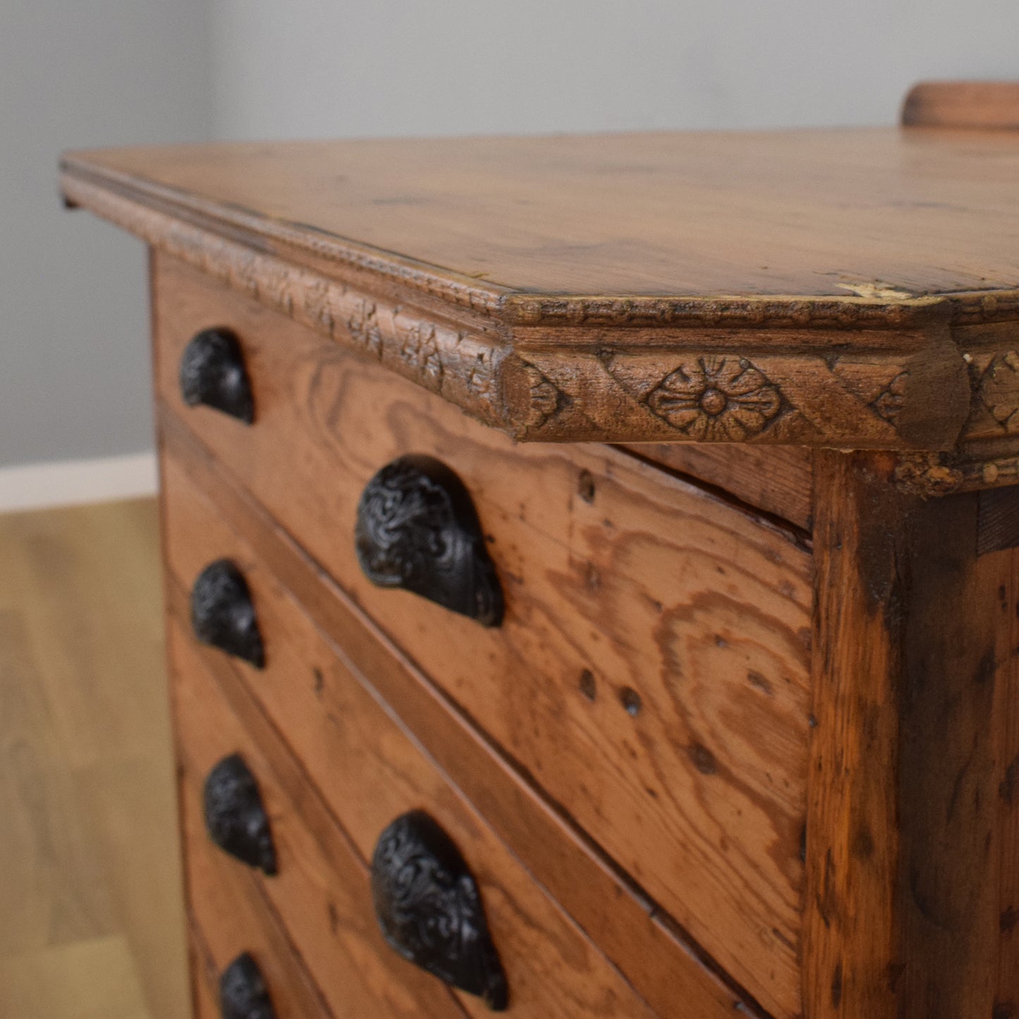 Rustic Solid Pine Chest of Drawers