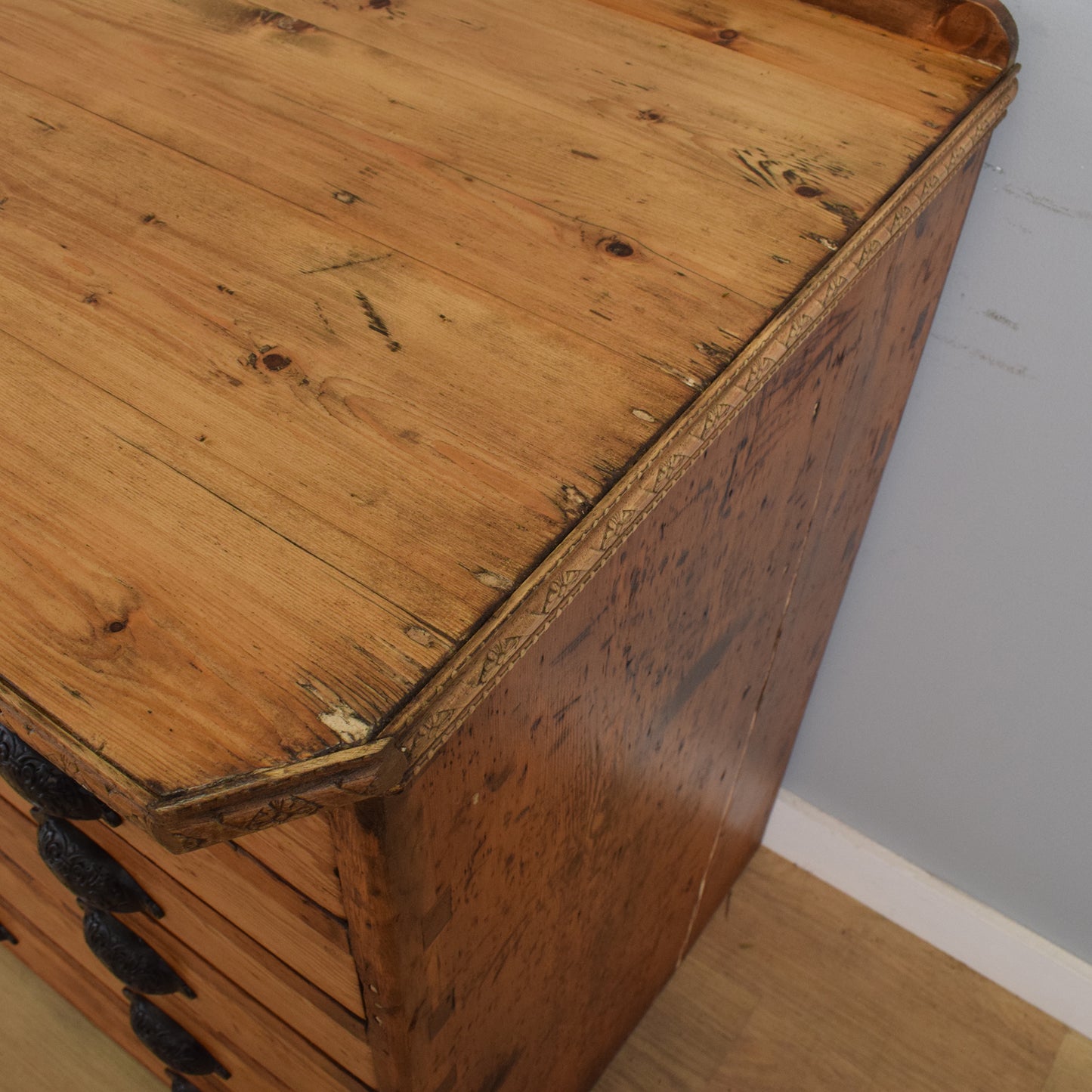 Rustic Solid Pine Chest of Drawers