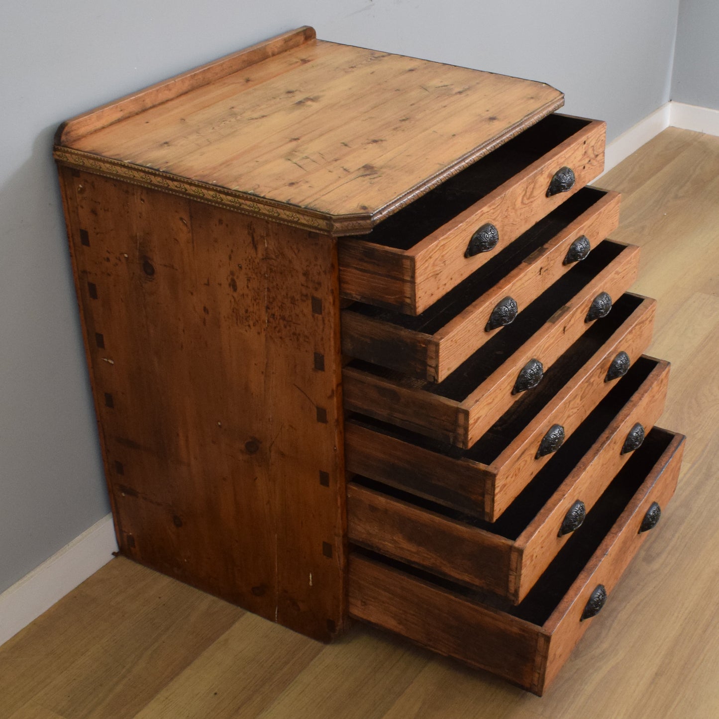 Rustic Solid Pine Chest of Drawers