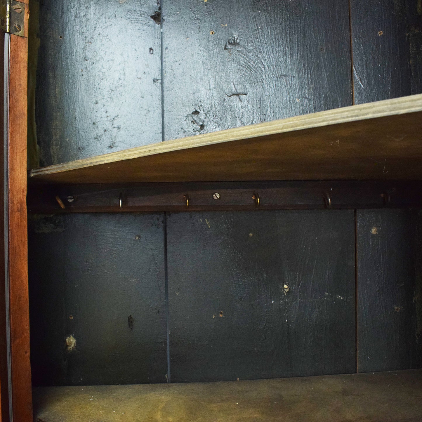 Mahogany Corner Linen Cupboard