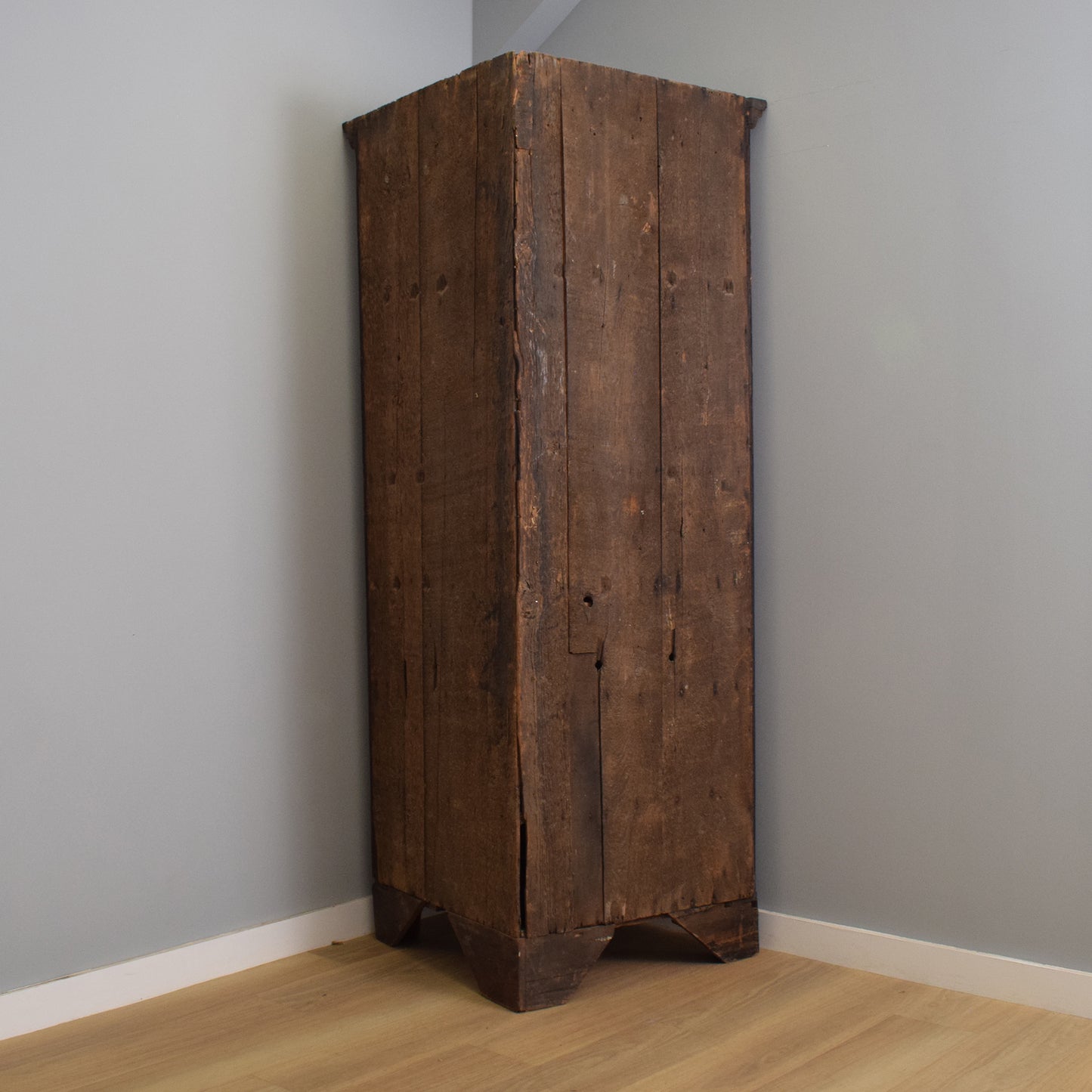 Mahogany Corner Linen Cupboard