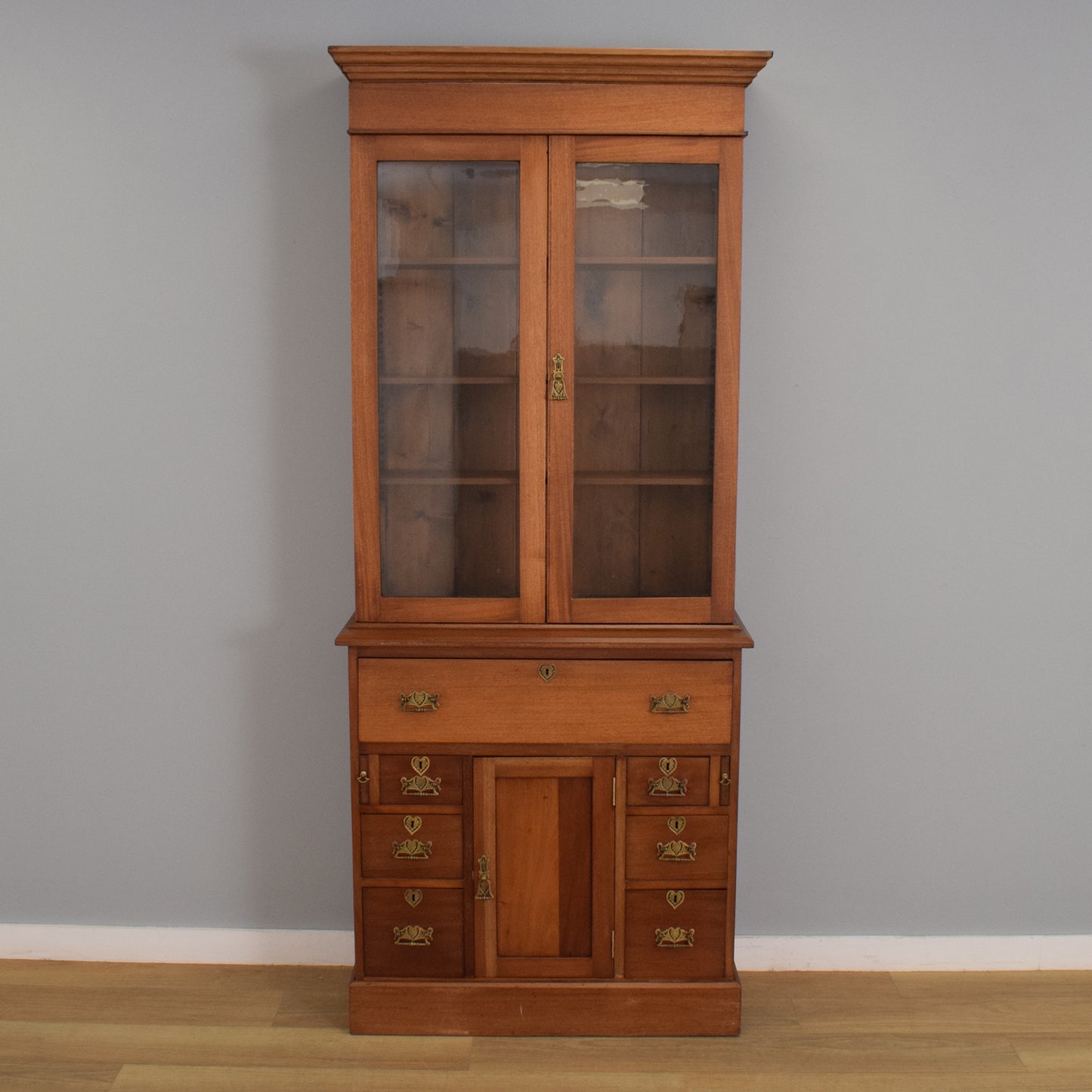 Mahogany Secretaire Bookcase