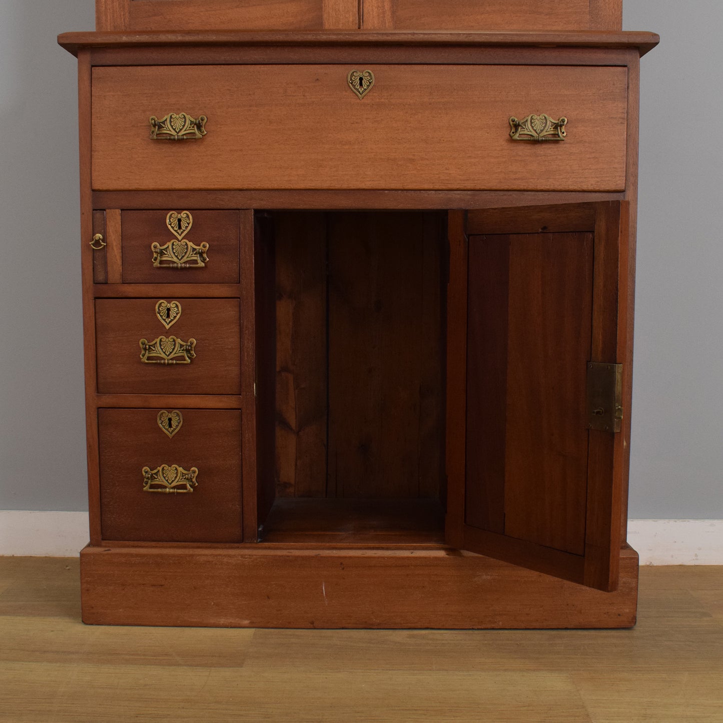 Mahogany Secretaire Bookcase