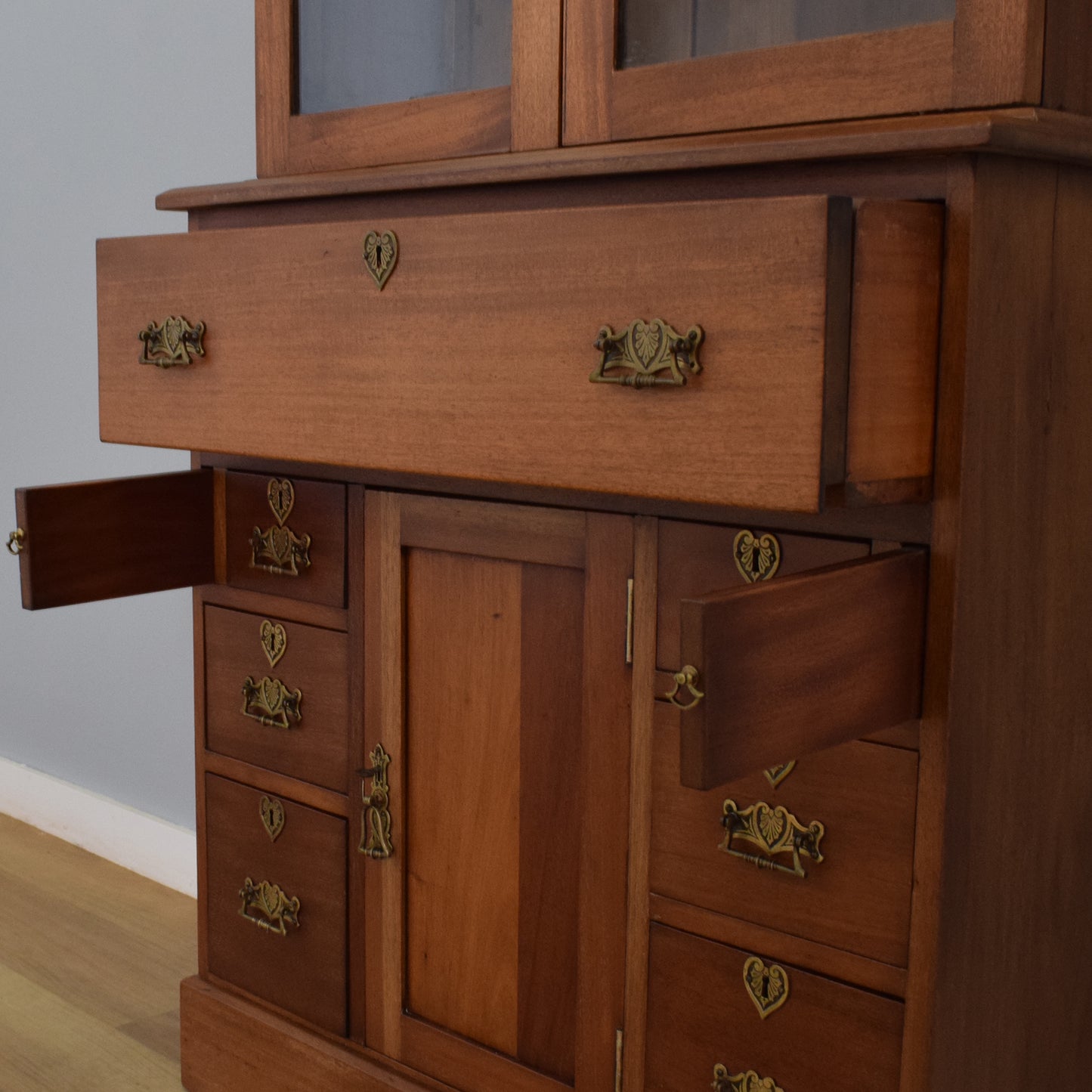 Mahogany Secretaire Bookcase
