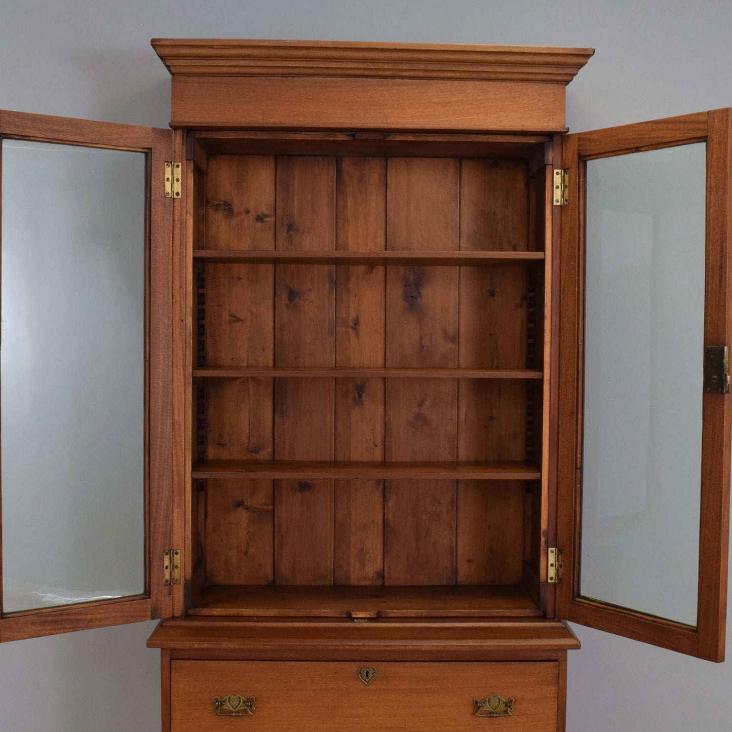 Mahogany Secretaire Bookcase