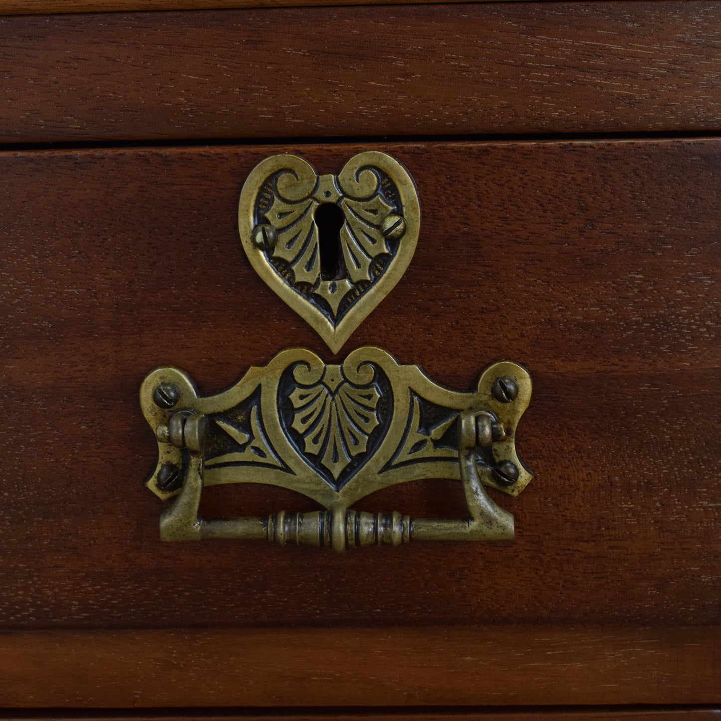 Mahogany Secretaire Bookcase
