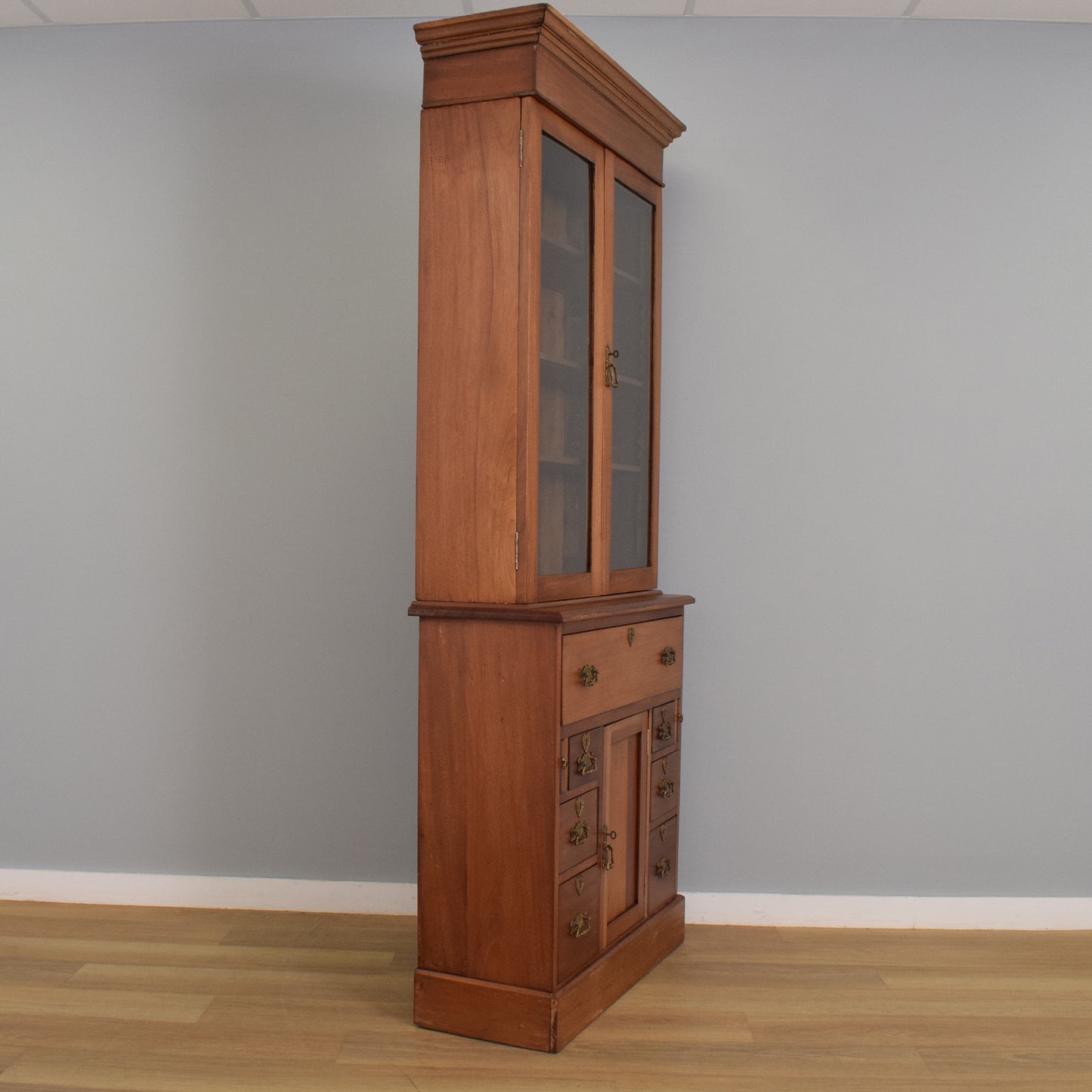 Mahogany Secretaire Bookcase