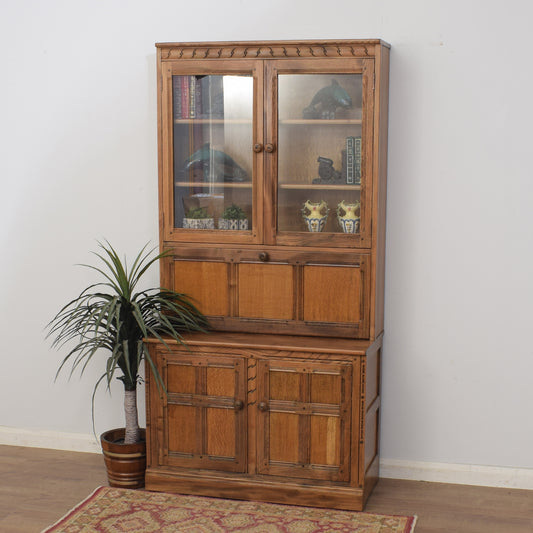 Ercol Bookcase Display Storage Cabinet