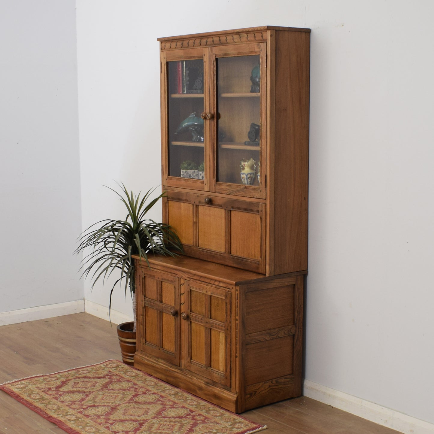 Ercol Bookcase Display Storage Cabinet
