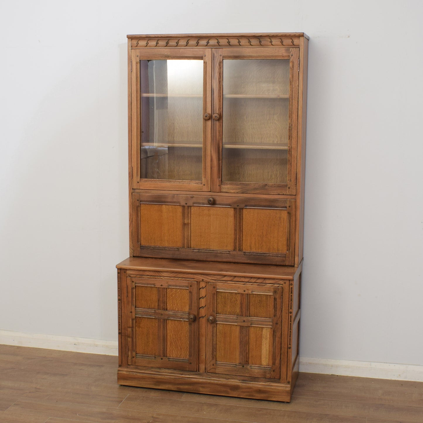 Ercol Bookcase Display Storage Cabinet