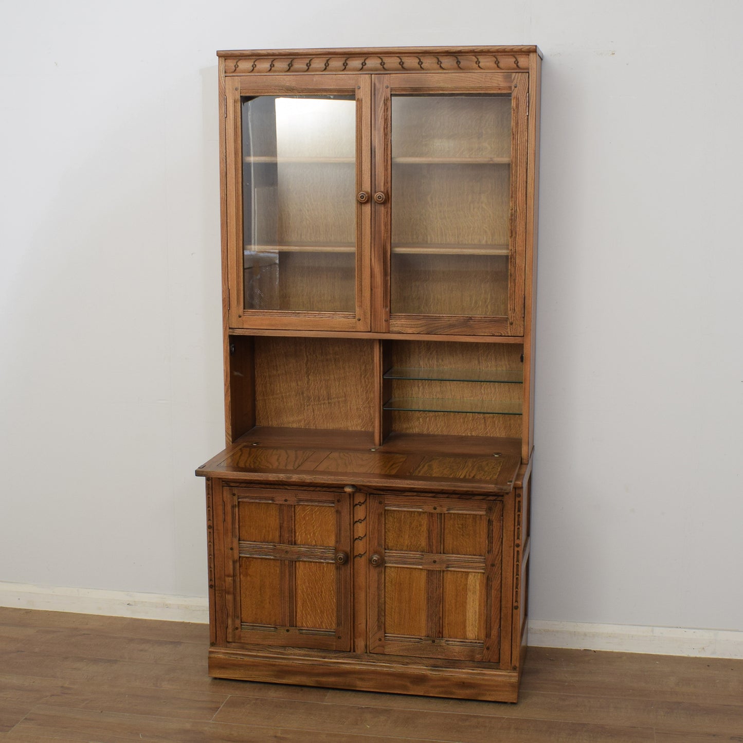 Ercol Bookcase Display Storage Cabinet