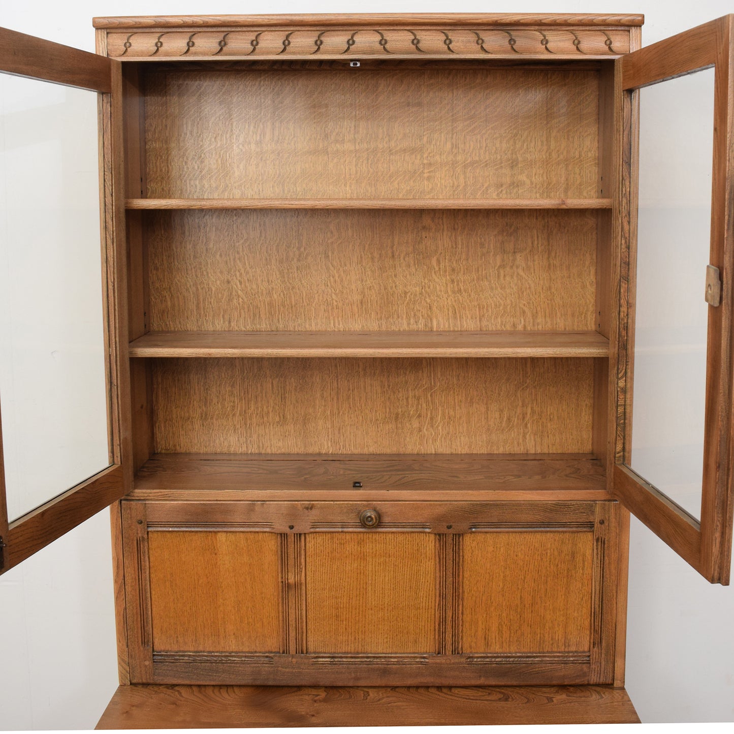 Ercol Bookcase Display Storage Cabinet
