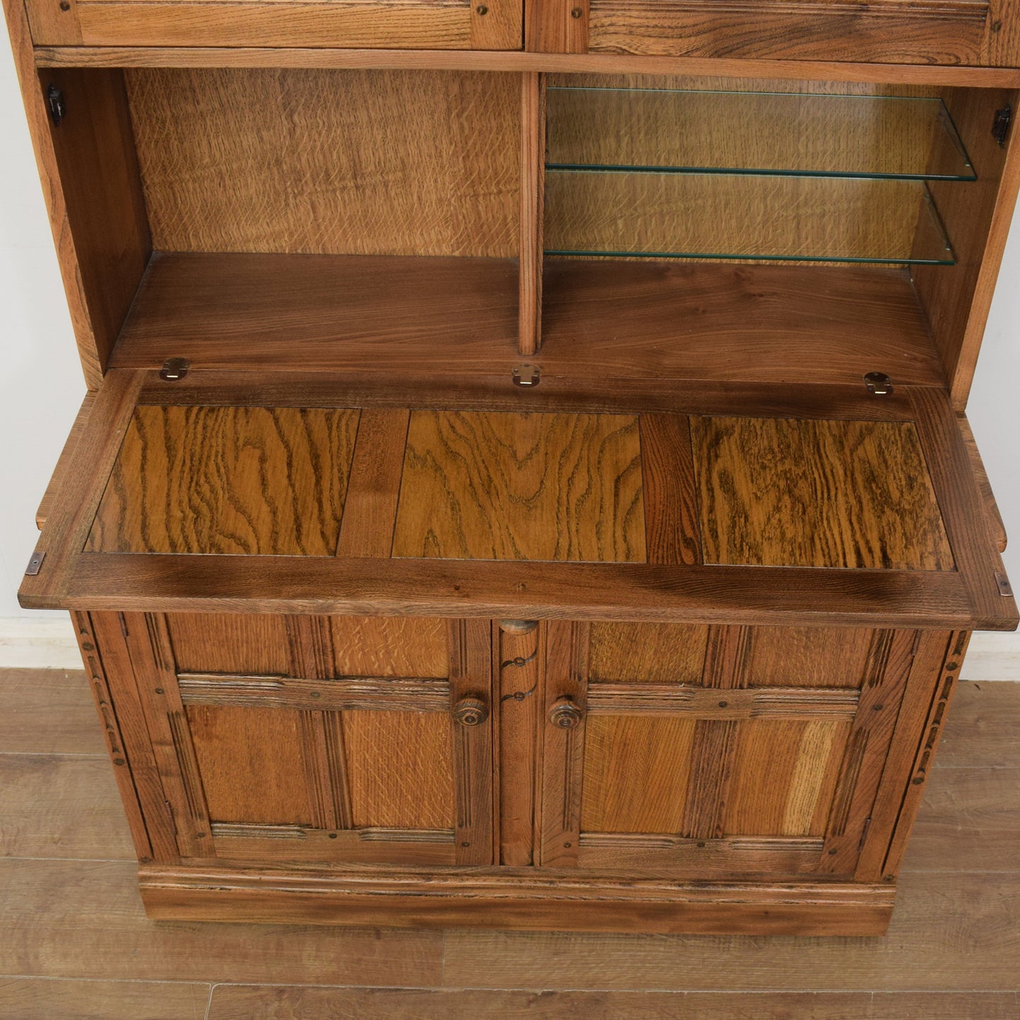 Ercol Bookcase Display Storage Cabinet