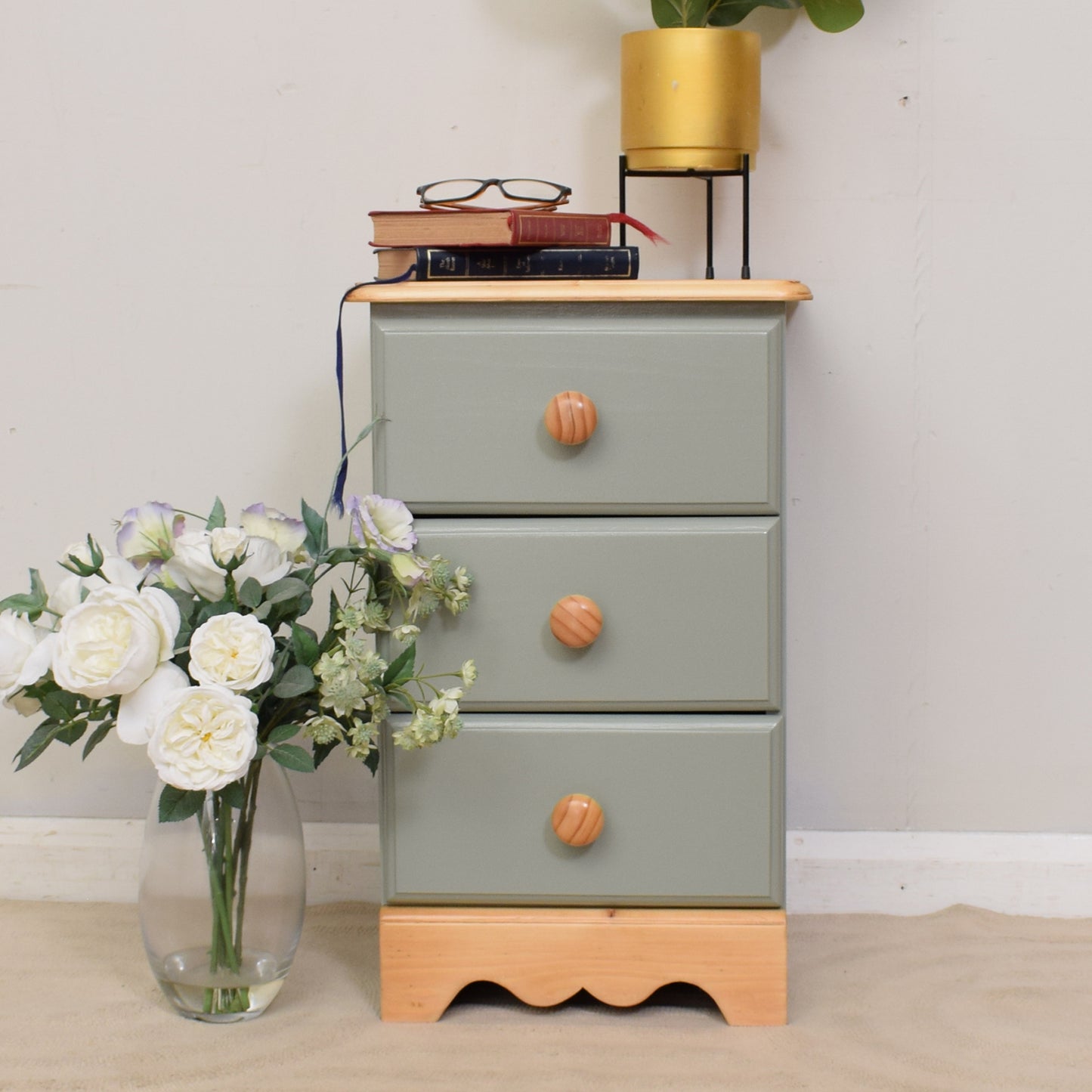 Restored Pine Bedside