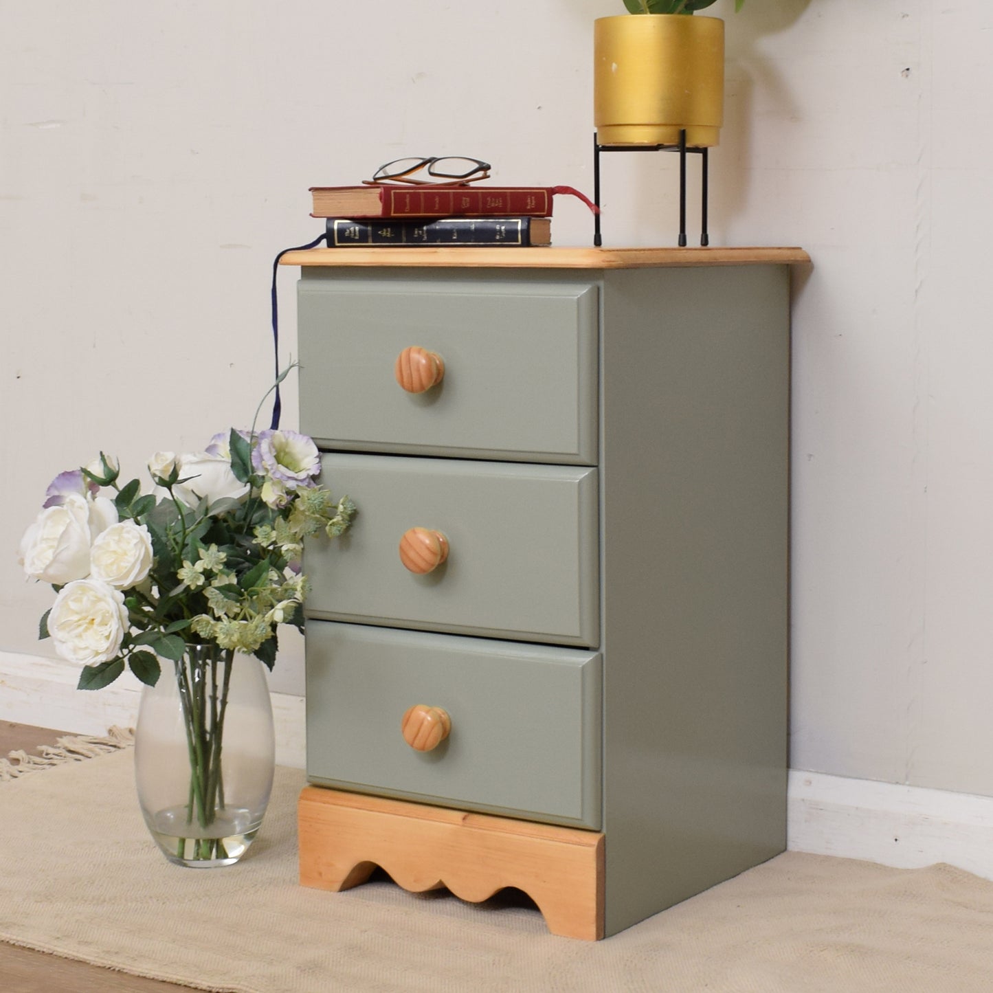 Restored Pine Bedside