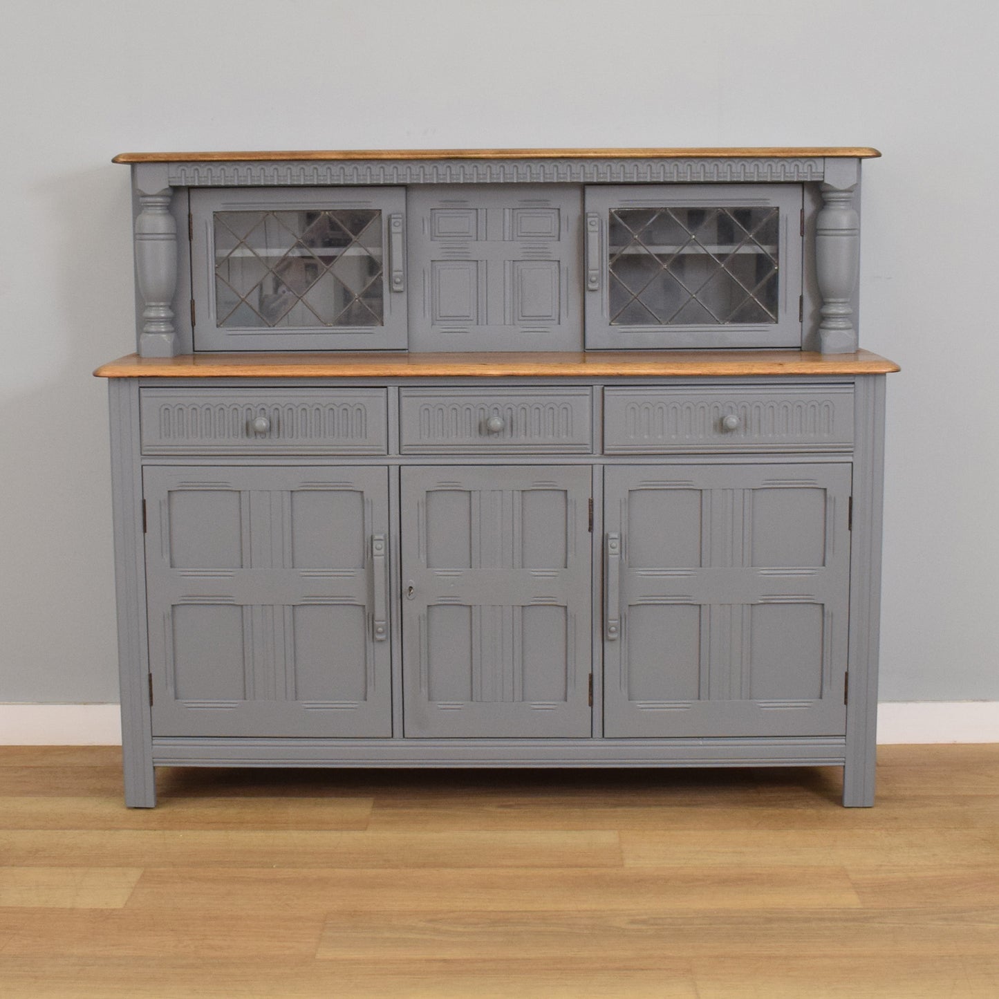 Painted Court Cabinet