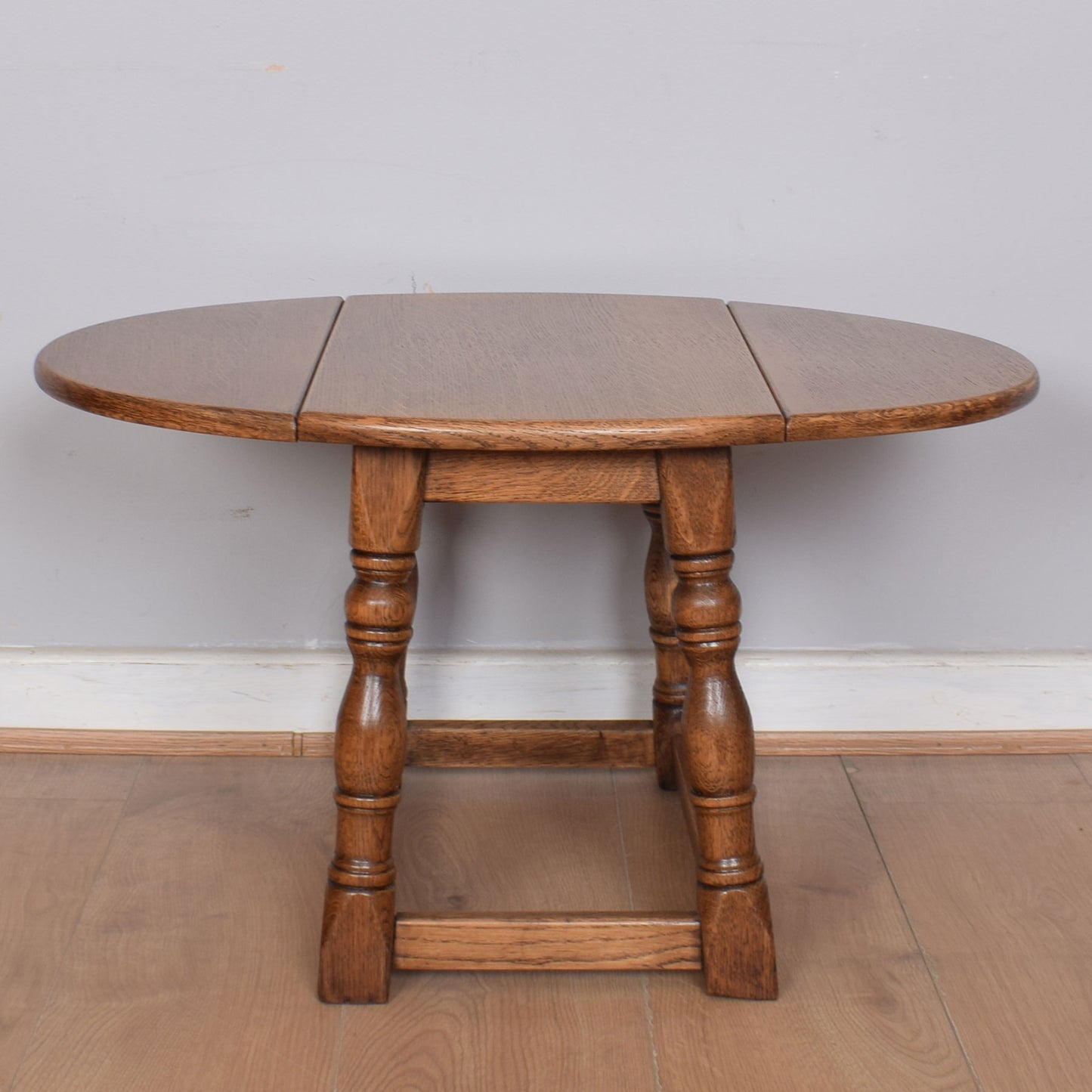 Oak Drop-Leaf Occasional Table