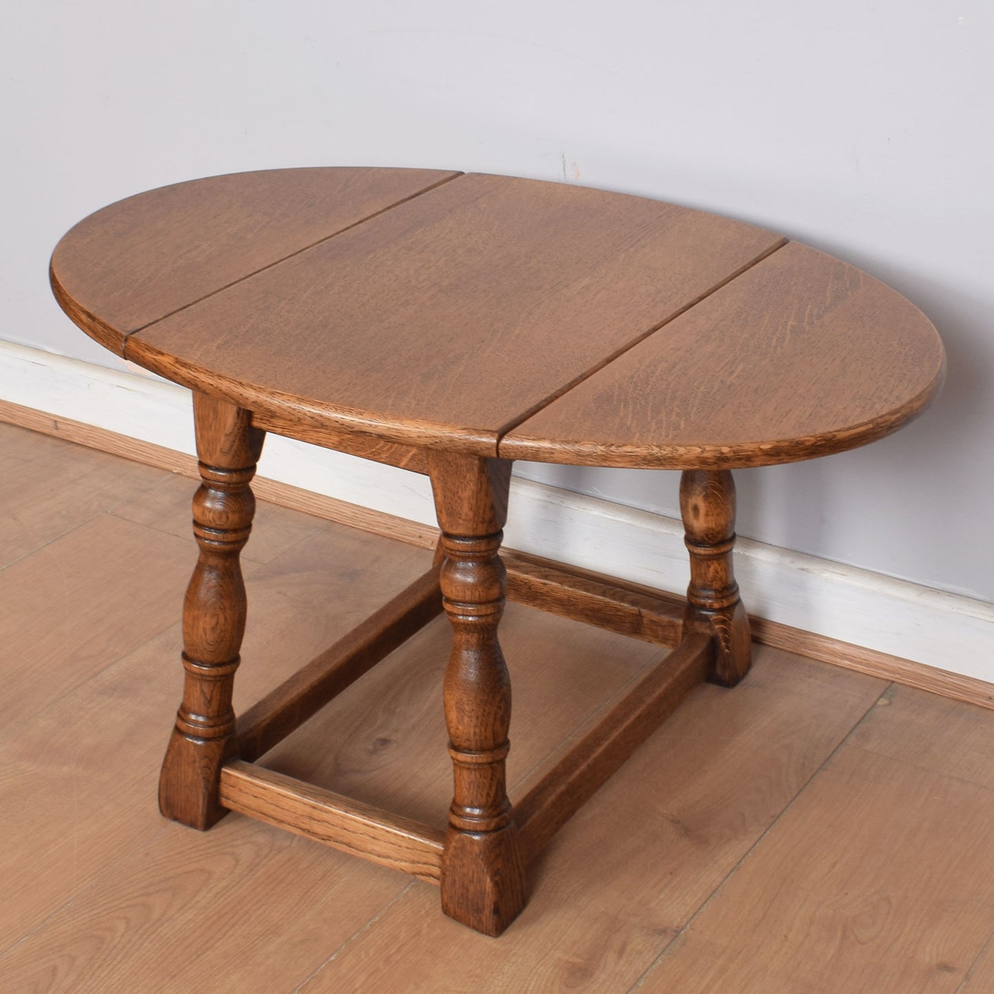 Oak Drop-Leaf Occasional Table