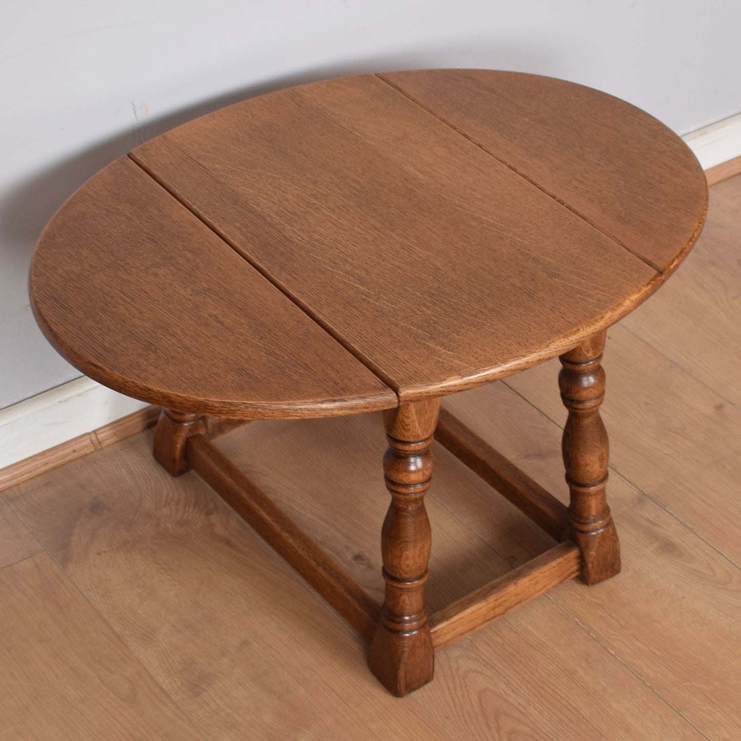 Oak Drop-Leaf Occasional Table