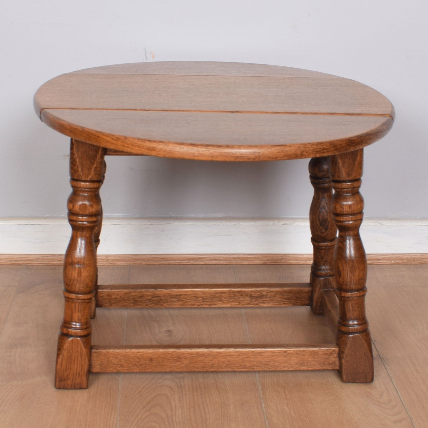 Oak Drop-Leaf Occasional Table