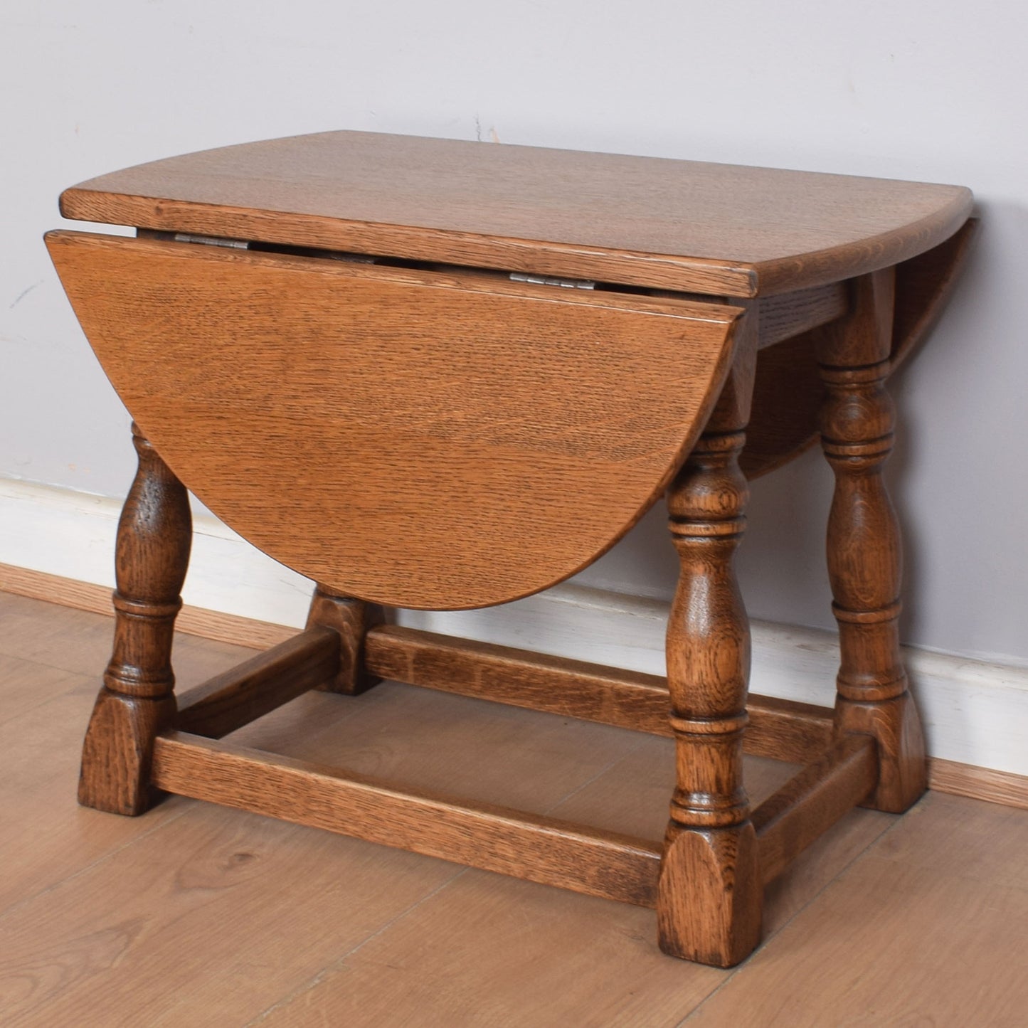 Oak Drop-Leaf Occasional Table