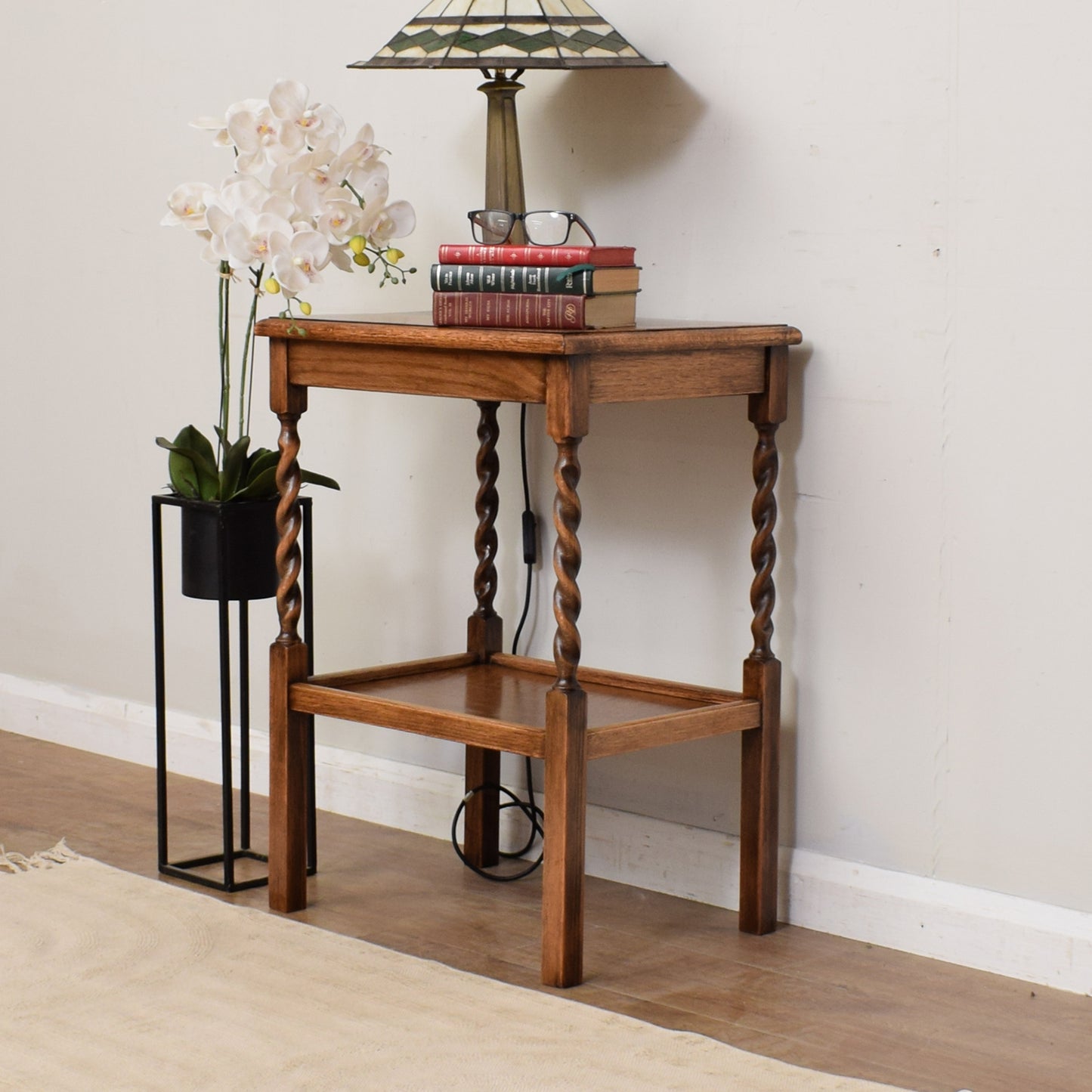 Vintage Barley Twist Side Table