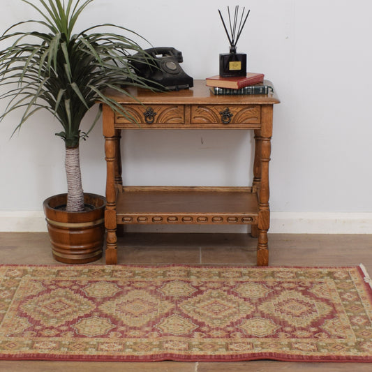 Restored Oak Hall Table