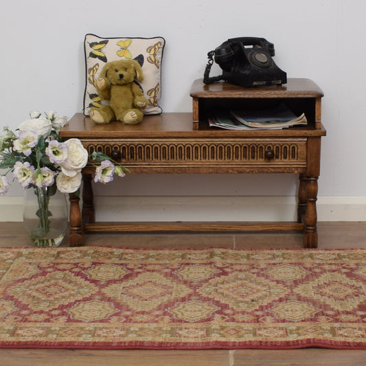 Restored Priory Telephone Seat