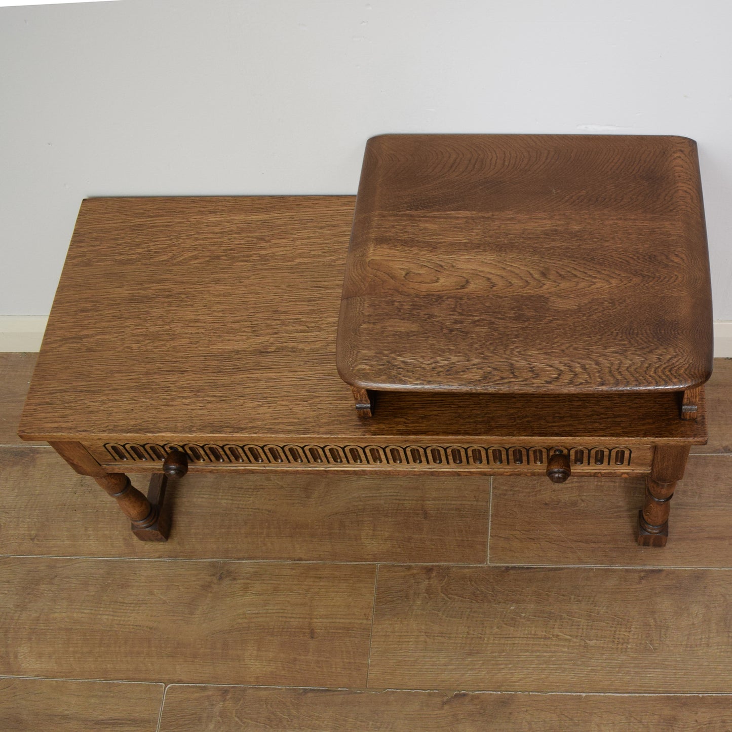 Restored Priory Telephone Seat