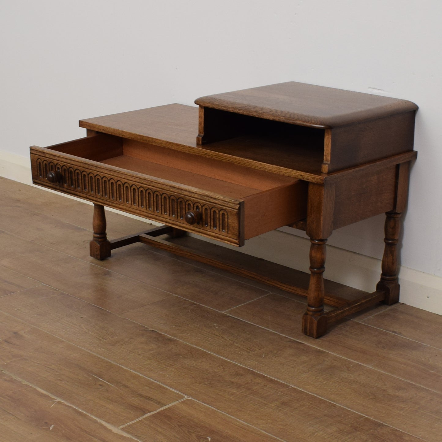 Restored Priory Telephone Seat