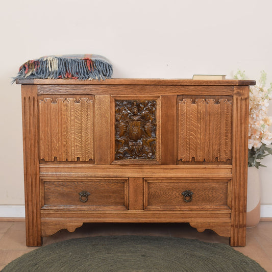 Light Oak Mule Chest