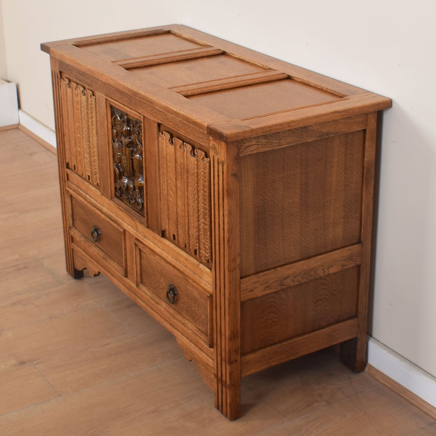 Light Oak Mule Chest