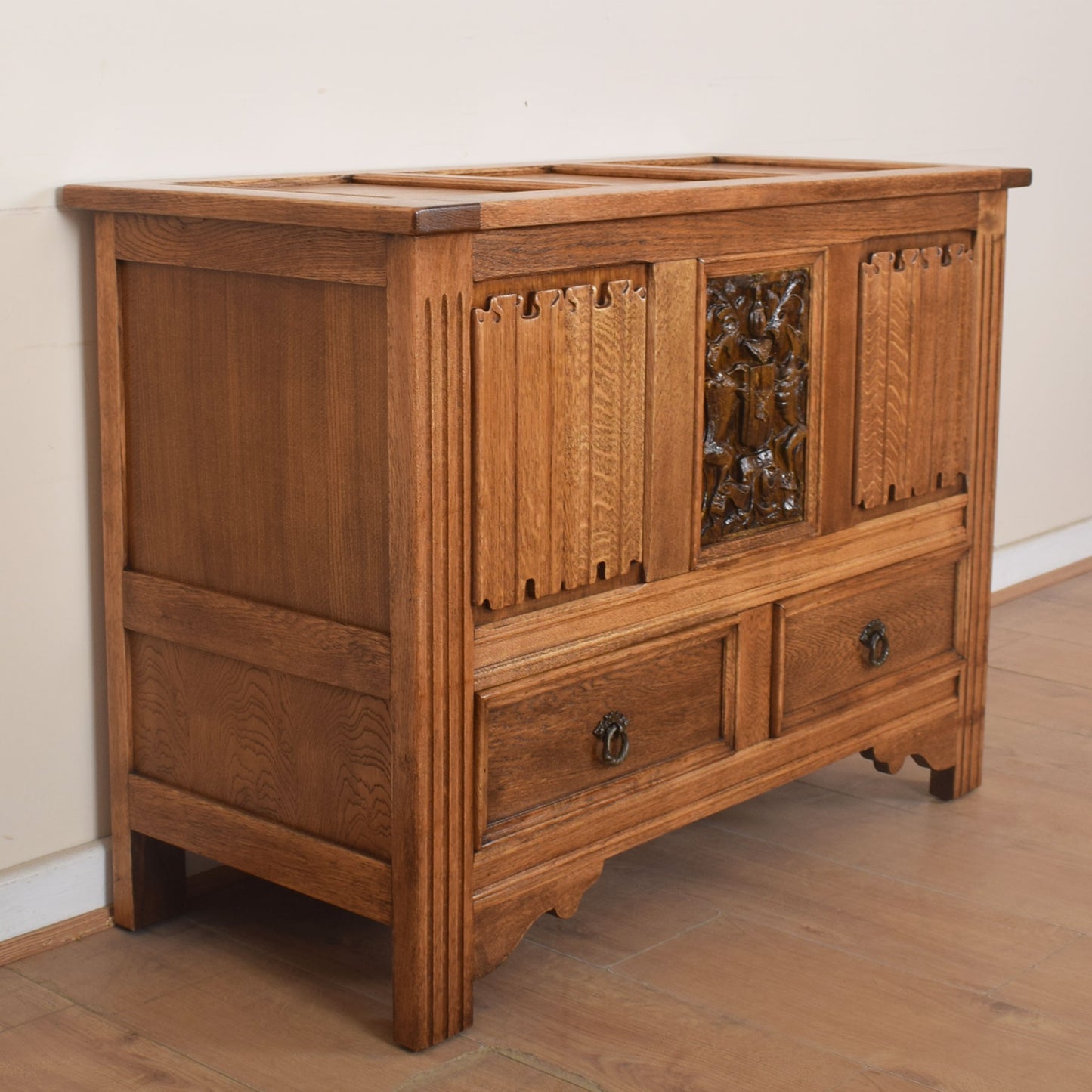 Light Oak Mule Chest