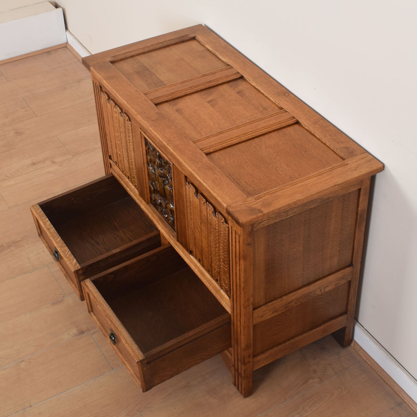 Light Oak Mule Chest