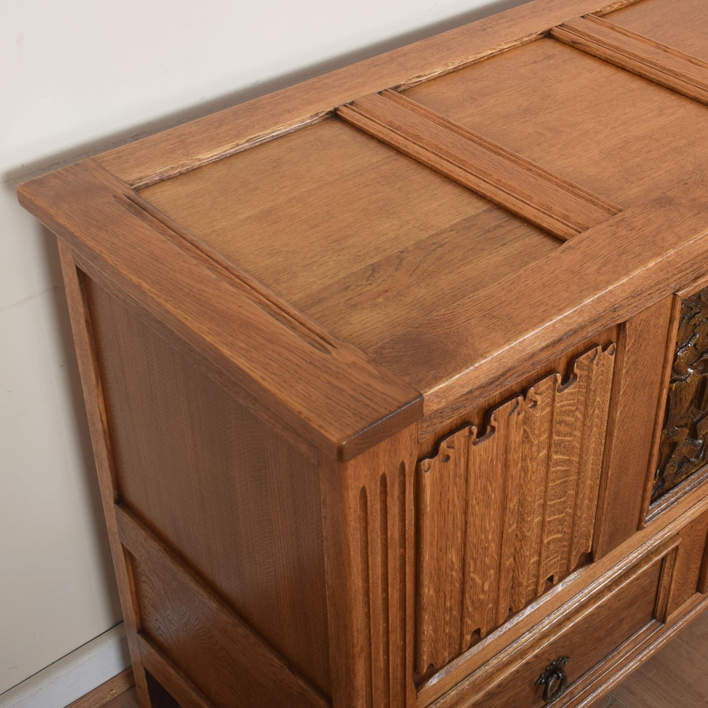 Light Oak Mule Chest