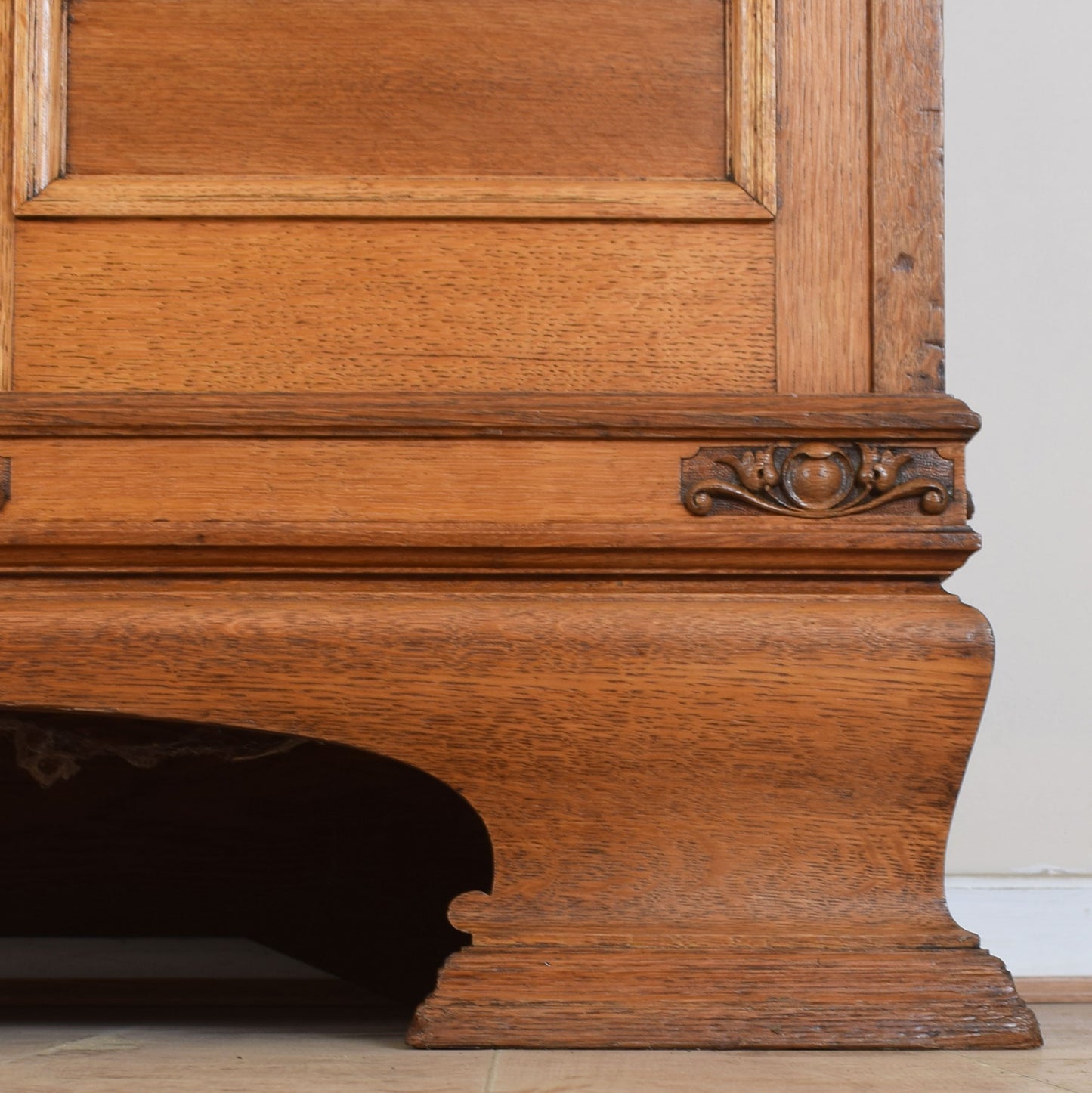 Carved Solid Oak Dresser