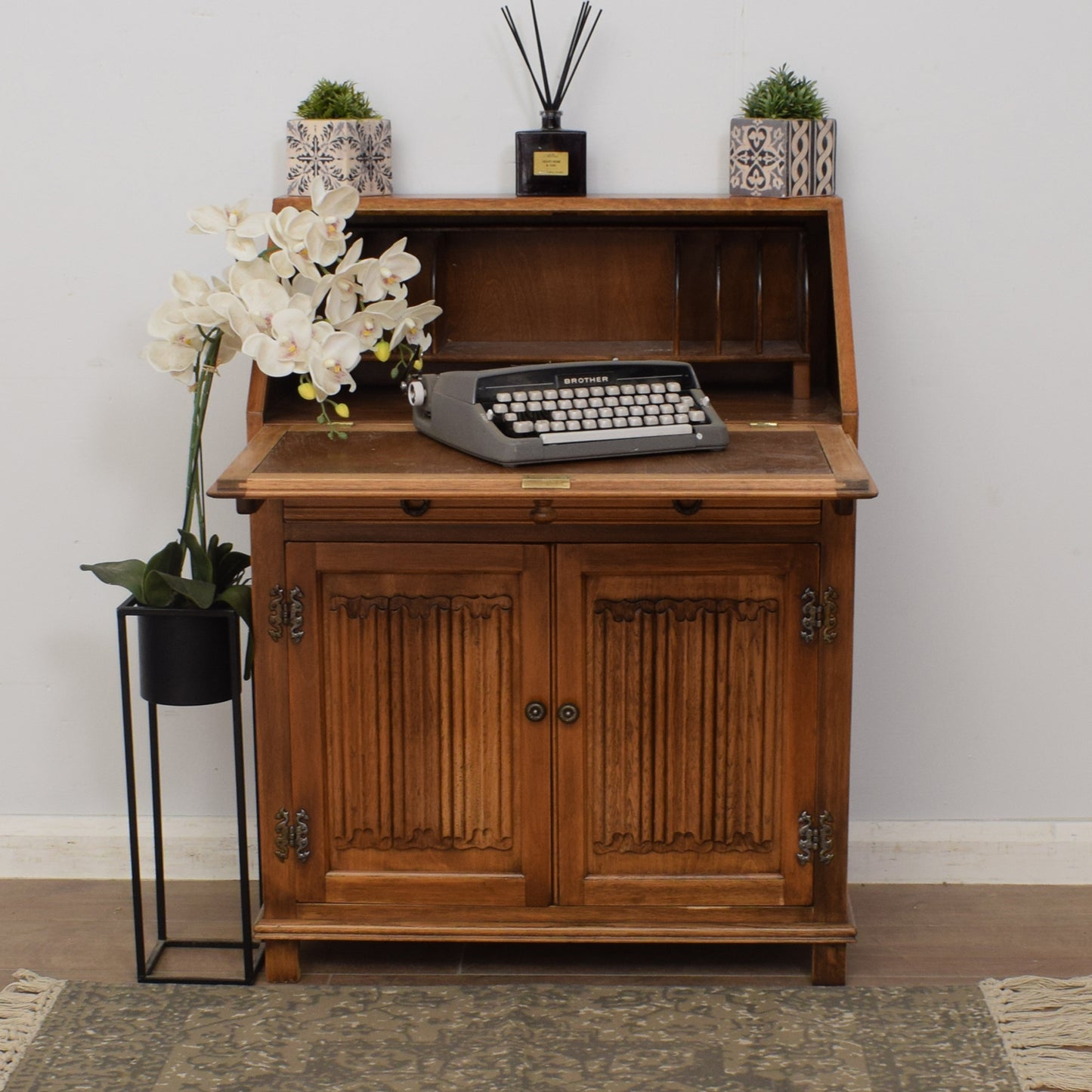 Restored Oak Bureau