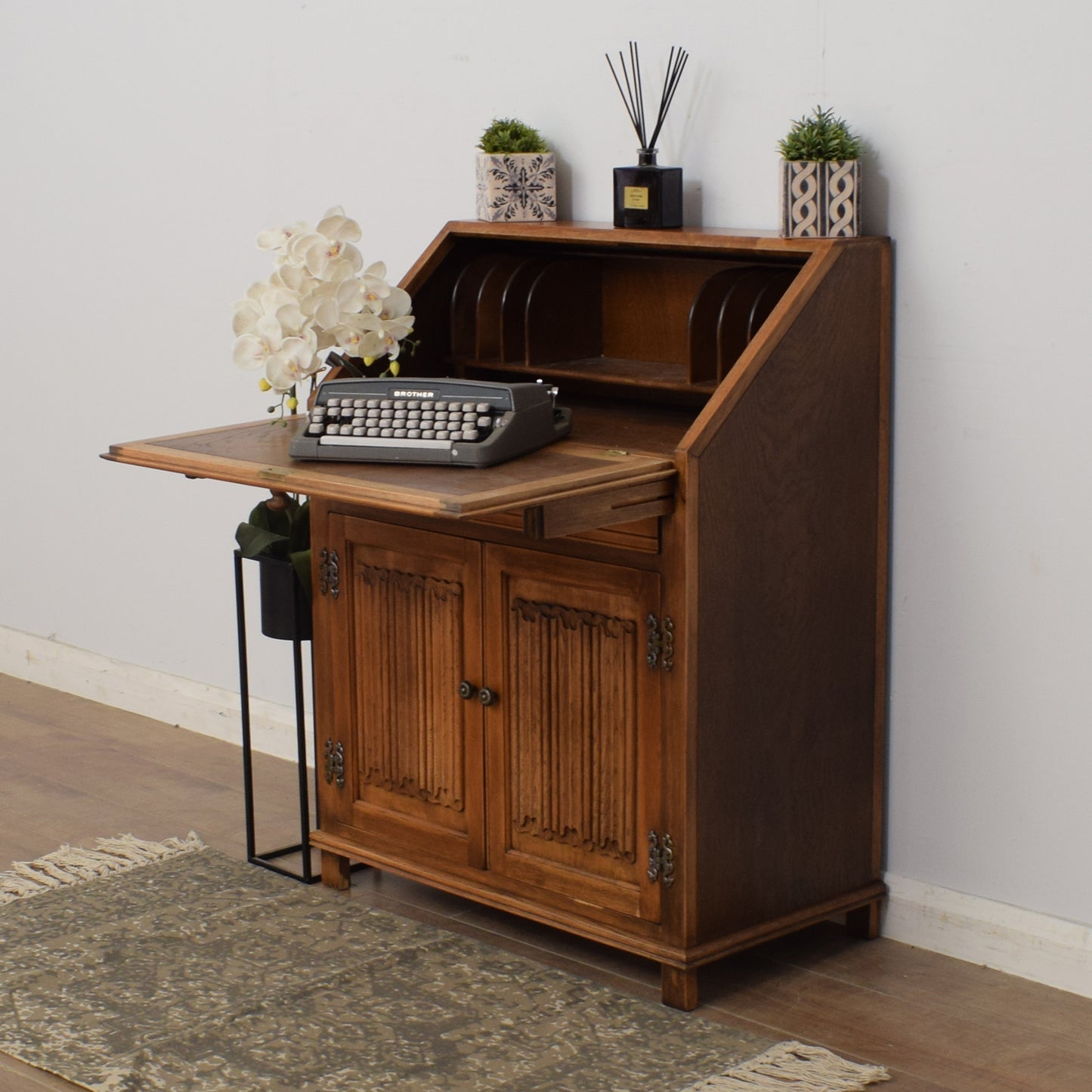 Restored Oak Bureau