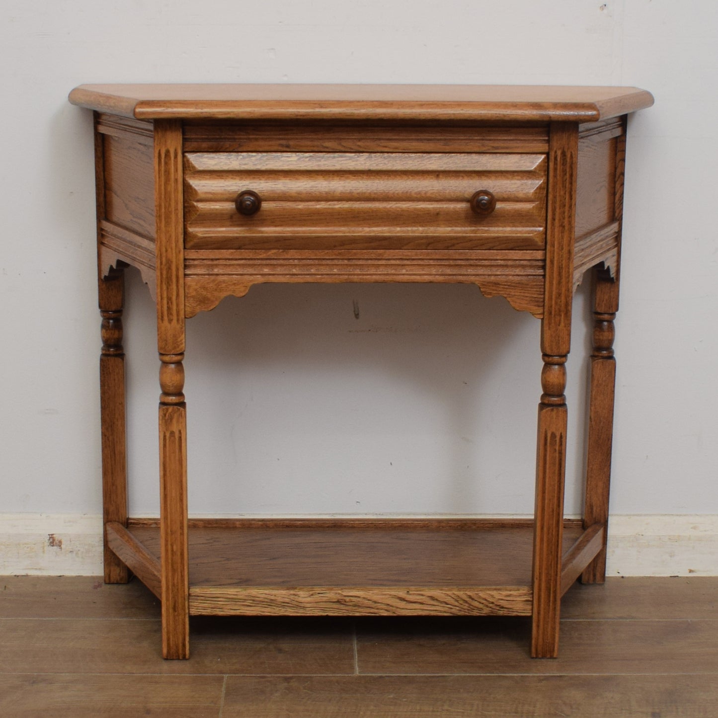 Oak Console Table