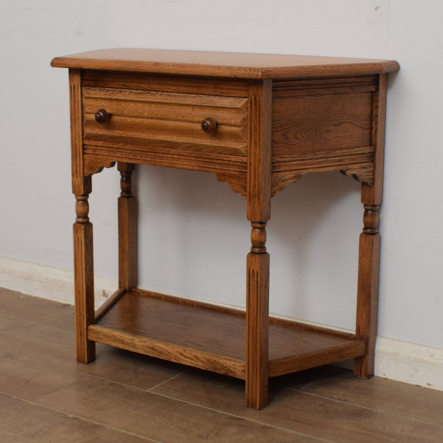Oak Console Table