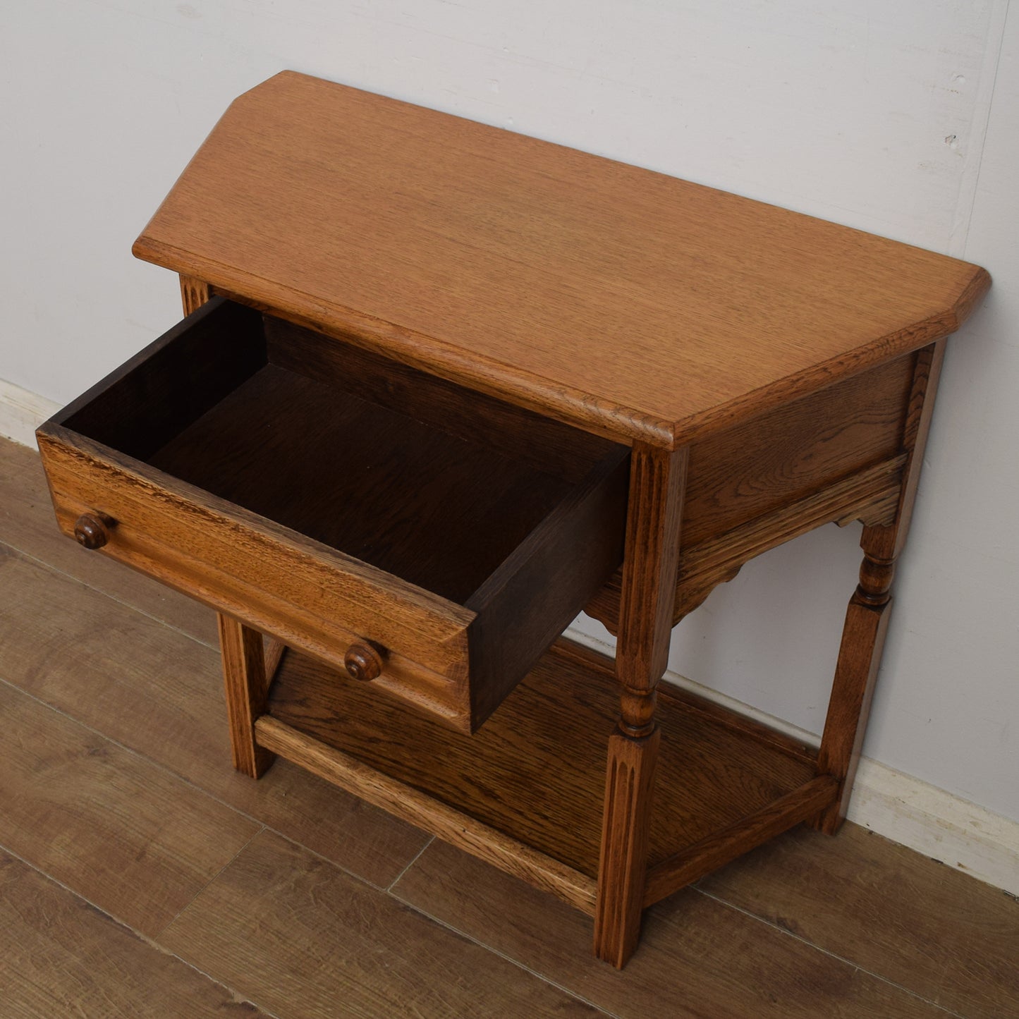 Oak Console Table