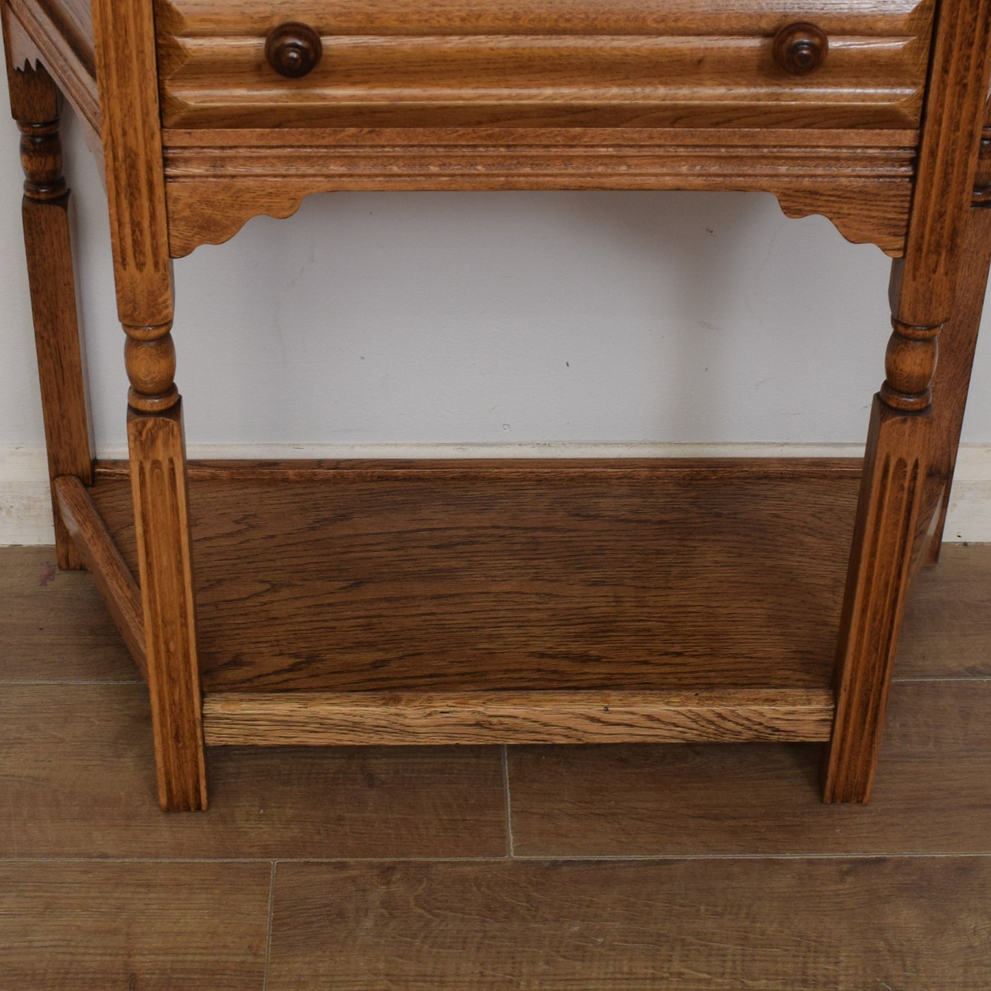 Oak Console Table