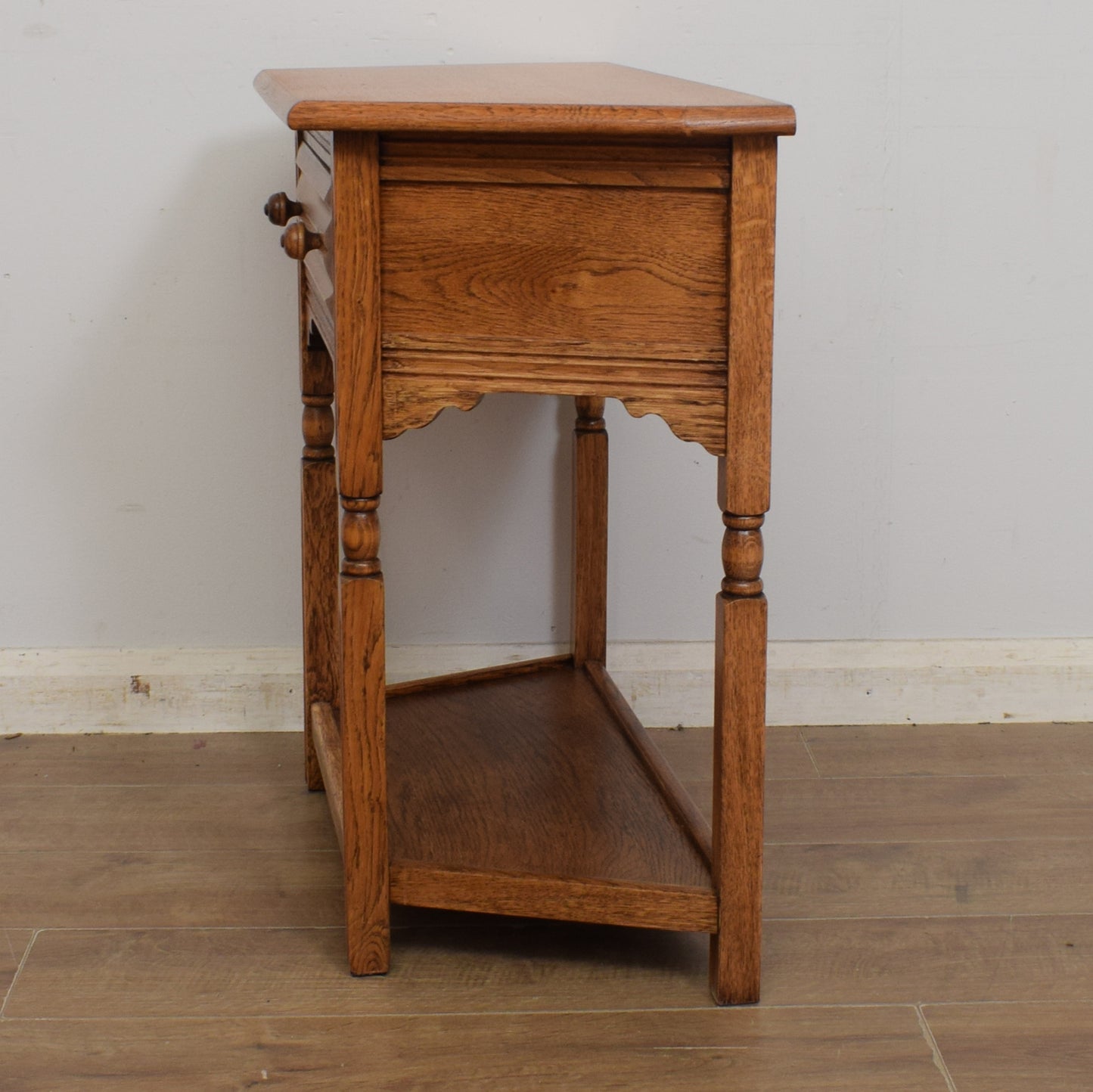 Oak Console Table