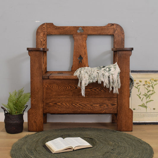 Oak Hall Bench