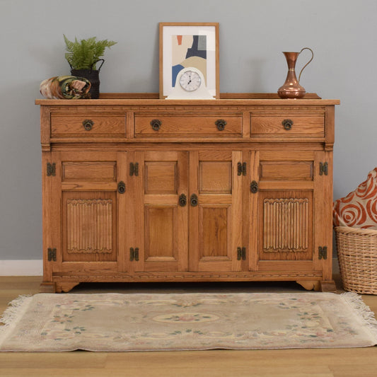 Large 'Old Charm' Oak Sideboard