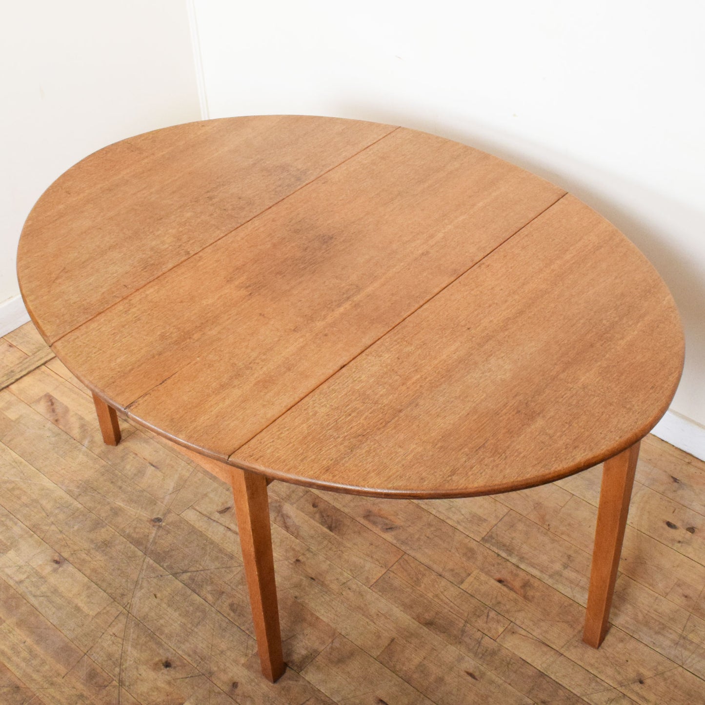 Drop-Leaf Table and Four Chairs