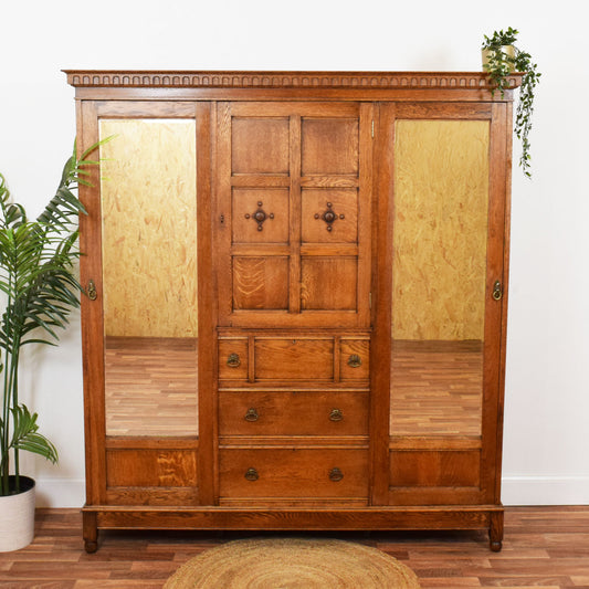 Restored Oak Wardrobe