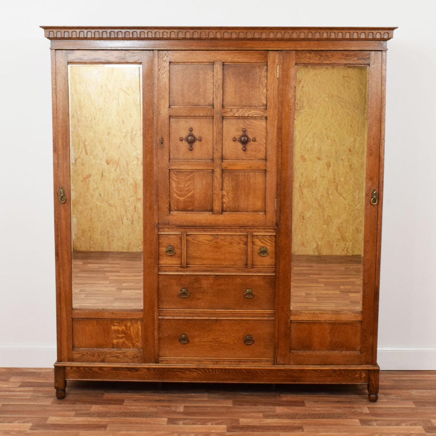Restored Oak Wardrobe