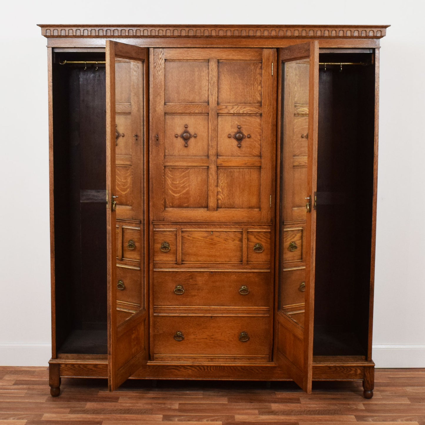 Restored Oak Wardrobe