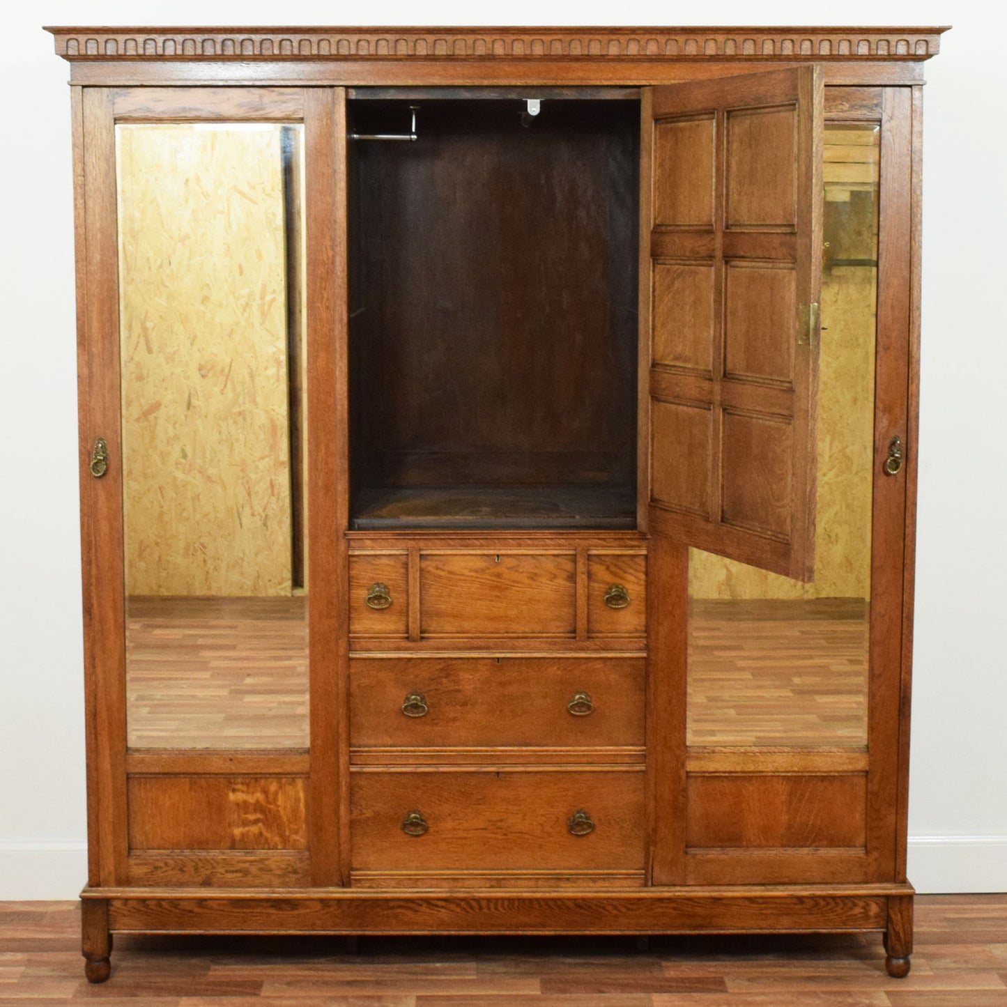Restored Oak Wardrobe